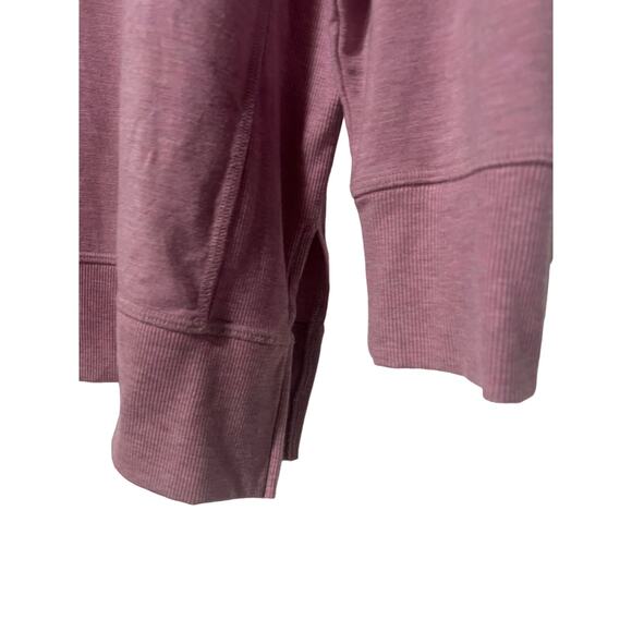 Garnet Hill Tencel Stretch Pullover Sweatshirt Tunic Top Size Large Pink Soft - Picture 9 of 12